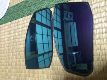 ドアミラーにブルーフィルムを貼付けしました【フェアレディZ】