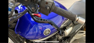 指２本でクラッチレバーを操作したくなり交換しました【XJR1300】